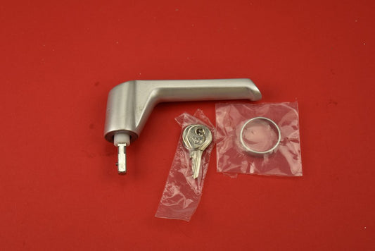 Schüco 214715 Fenstergriff abschließbar silber