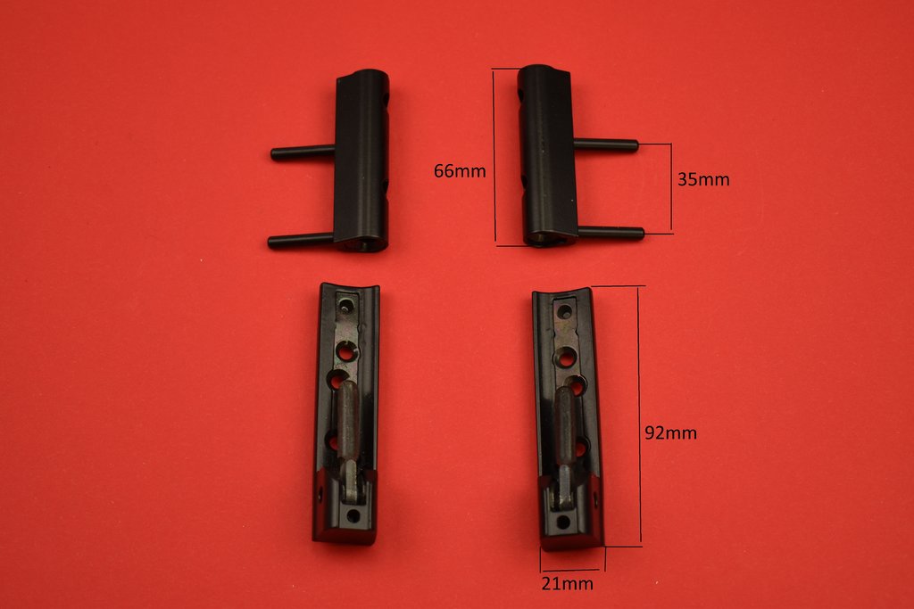 Schüco 254738 / 254739 Ecklager schwarz