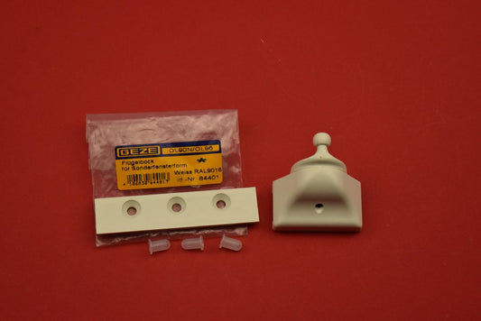 GEZE Flügelbock für Sonderfensterform weiß OL90N/ OL90 84401