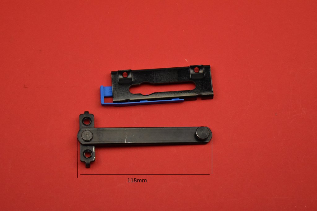 Schüco 25379900 / 25379800 Kippschere links / rechts schwarz
