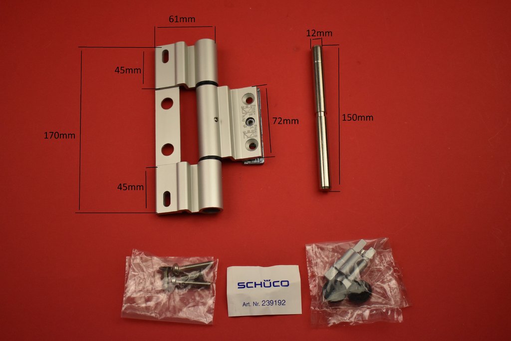 Schüco 239192 / 239200 Rollentürband silber