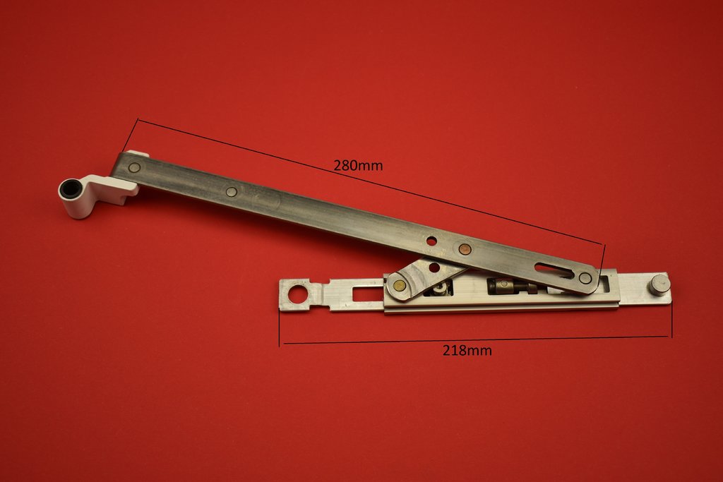 Schüco 219853 Schere 300 Din links weiß