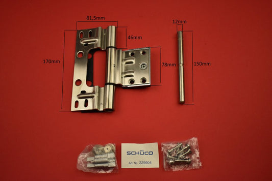 Schüco 229904 Rollentürband Edelstahl